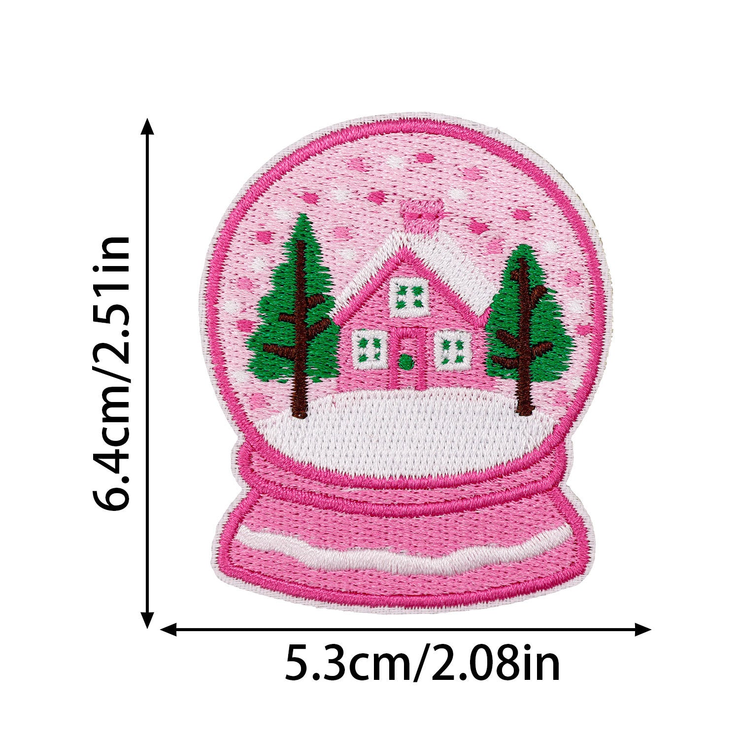 Wholesale Christmas Pink Penguin Snowman Patch